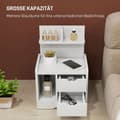 Miniatyrbillede 5 af 11: Rootz Bedside Table - Nightbord - Storage Organizer - Elegant Design - 40 cm x 30 cm x 60 cm