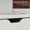 Miniatyrbillede 6 af 11: Rootz Bedside Table - Nightbord - Storage Organizer - Elegant Design - 40 cm x 30 cm x 60 cm