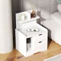 Miniatyrbillede 7 af 11: Rootz Bedside Table - Nightbord - Storage Organizer - Elegant Design - 40 cm x 30 cm x 60 cm