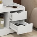 Miniatyrbillede 9 af 11: Rootz Bedside Table - Nightbord - Storage Organizer - Elegant Design - 40 cm x 30 cm x 60 cm