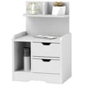 Miniatyrbillede 1 af 11: Rootz Bedside Table - Nightbord - Storage Organizer - Elegant Design - 40 cm x 30 cm x 60 cm