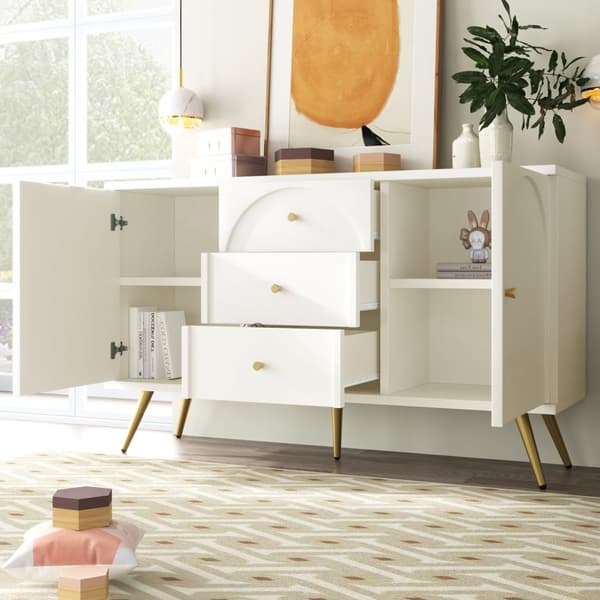 ROOTZ ELEGANT BEVENDER - CHOST OF THEBLEER - Soveværelsesopbevaring - holdbart design - 140 cm x 84 cm x 40 cm - fløde hvid