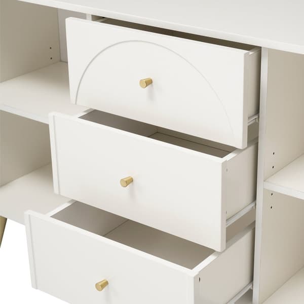 ROOTZ ELEGANT BEVENDER - CHOST OF THEBLEER - Soveværelsesopbevaring - holdbart design - 140 cm x 84 cm x 40 cm - fløde hvid