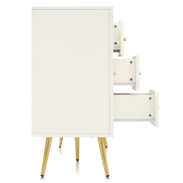 ROOTZ ELEGANT BEVENDER - CHOST OF THEBLEER - Soveværelsesopbevaring - holdbart design - 140 cm x 84 cm x 40 cm - fløde hvid