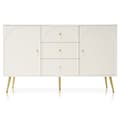Miniatyrbillede 2 af 11: ROOTZ ELEGANT BEVENDER - CHOST OF THEBLEER - Soveværelsesopbevaring - holdbart design - 140 cm x 84 cm x 40 cm - fløde hvid