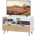 Miniatyrbild 1 av 11: Rootz TV -skåp - TV -bröstkorg - Mediekonsol - Hållbar och snygg - 99 cm x 39 cm x 58 cm - vit