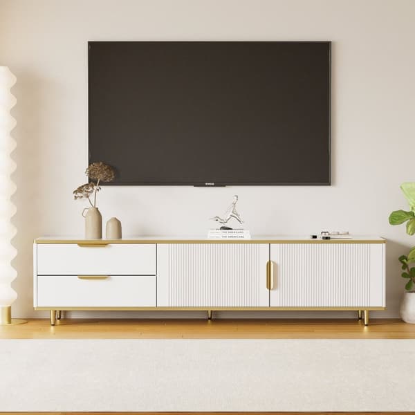 Rootz TV -kaappi - Entertainment Stand - Mediayksikkö - runsaasti tallennustilaa - 175L x 40W x 45H CM