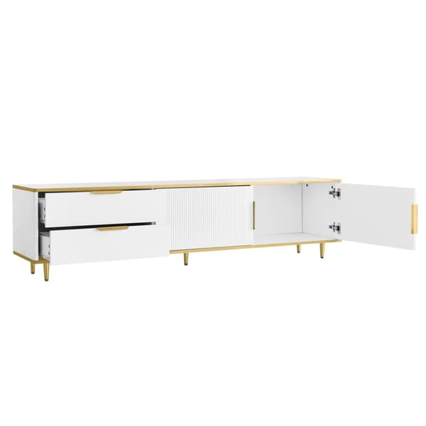 Rootz TV -kaappi - Entertainment Stand - Mediayksikkö - runsaasti tallennustilaa - 175L x 40W x 45H CM