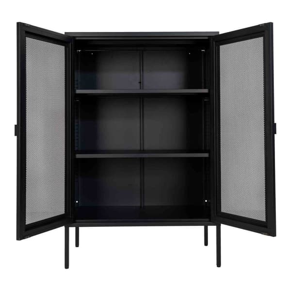 Rootz Melbourne Display Cabinet - Stylish Storage Solution - Modern Showcase - Dammskydd - 80x40x120 cm