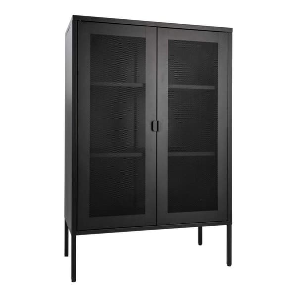 Rootz Melbourne Display Cabinet - Stylish Storage Solution - Modern Showcase - Dammskydd - 80x40x120 cm