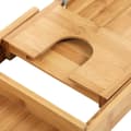 Miniatyrbillede 6 af 6: Badekarshylde, SONGMICS, 75-109x4.5x23 cm, Naturfarvet