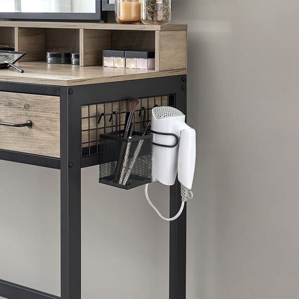 Fåfänga Bord, RVT004B01, 90x40 cm, Greige-Svart