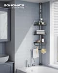 Miniatyrbild 2 av 6: "Duschhylla, SONGMICS, Silver och Svart"