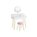 Miniatyrbillede 1 af 6: Frisørbord, RVT619W01, 40x80 cm, Hvid