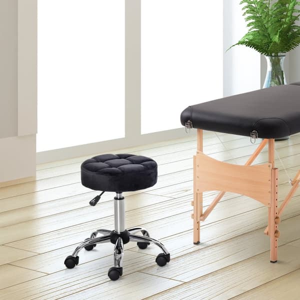 Salonstol, 35x35x49-61 cm, Sort