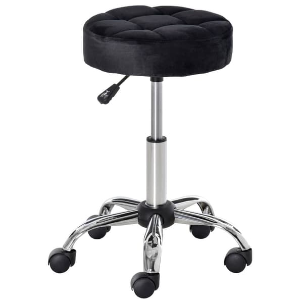 Salonstol, 35x35x49-61 cm, Sort
