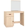 Miniatyrbild 2 av 2: Sminkbord 95x50x134 cm massiv furu