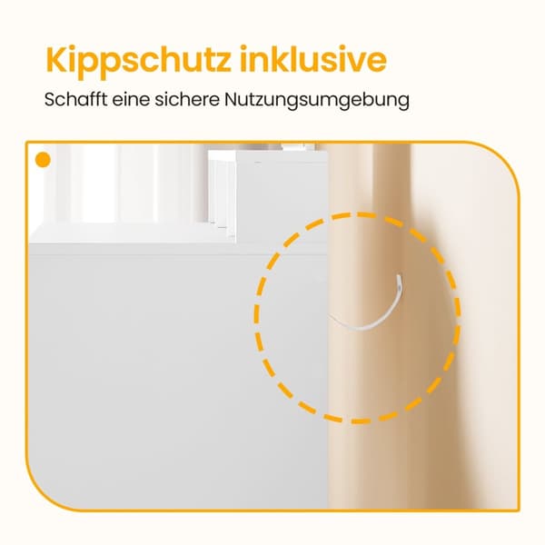 Rootz Dressing Bord med spejl - Frisørstabel - Vanity Desk - Rummelig opbevaring - 40 x 60 x 127 cm
