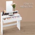 Miniatyrbillede 3 af 6: Rootz Dressing Table - Hairressing Table - Makeup Vanity - Stilfuld opbevaring - 80 cm x 40 cm x 140 cm