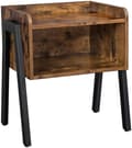 Pikkukuva 1 / 10: Sidobord - Sängbord Med Öppet Fack Vintage brun-svart