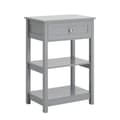 Miniatyrbillede 3 af 9: SoBuy Sengebord med 1 skuffe og 2 hylder, Sofabord, Moderne sidebord med skuffe, FBT46-HG