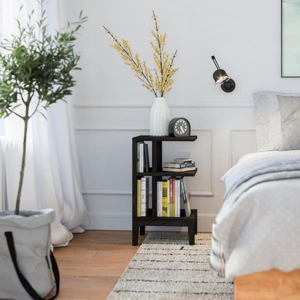 Natbord CELINE, sort birk