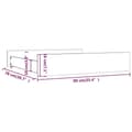 Miniatyrbilde 7 av 9: vidaXL Sengeskuffer 2 stk hvit heltre furu