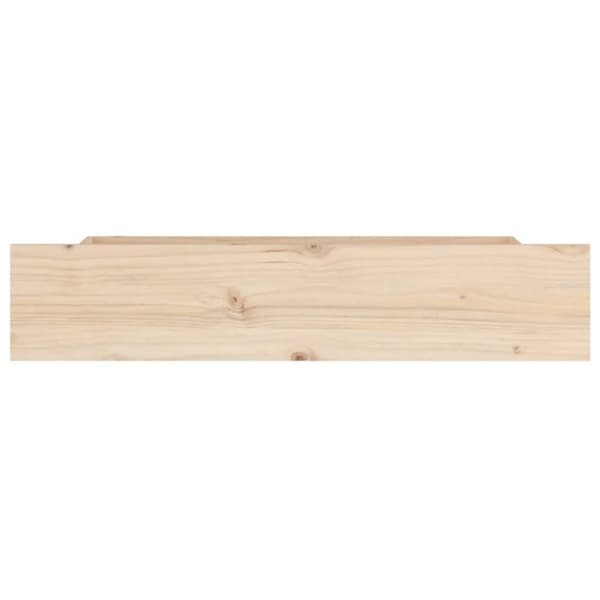 vidaXL Sengeskuffer 4 stk heltre furu