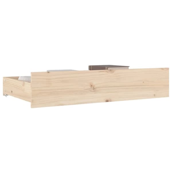 vidaXL Sengeskuffer 4 stk heltre furu