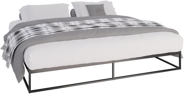 CLP Scala metallsäng svart-200x200x25 cm