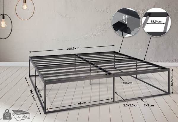 CLP Scala metallsäng