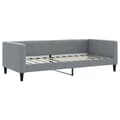 Miniatyrbillede 2 af 8: daybed 90x200 cm stof lysegrå