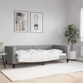 Miniatyrbillede 1 af 8: daybed 90x200 cm stof lysegrå