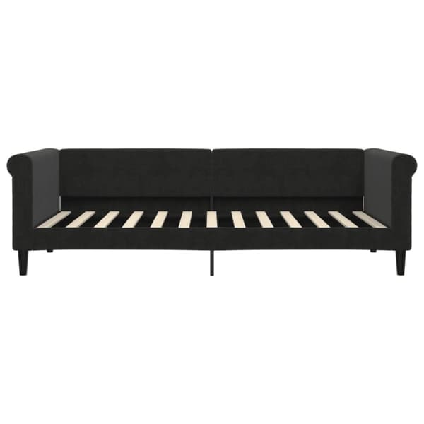 Dagbädd svart 90x200 cm sammet