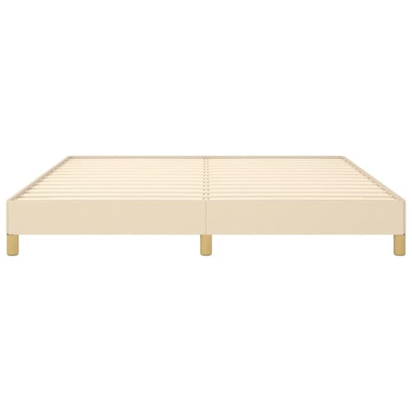 sengeramme uden madras 180x200 cm stof cremefarvet