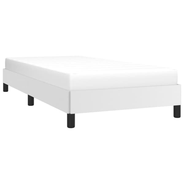 sengeramme 100x200 cm kunstlæder hvid