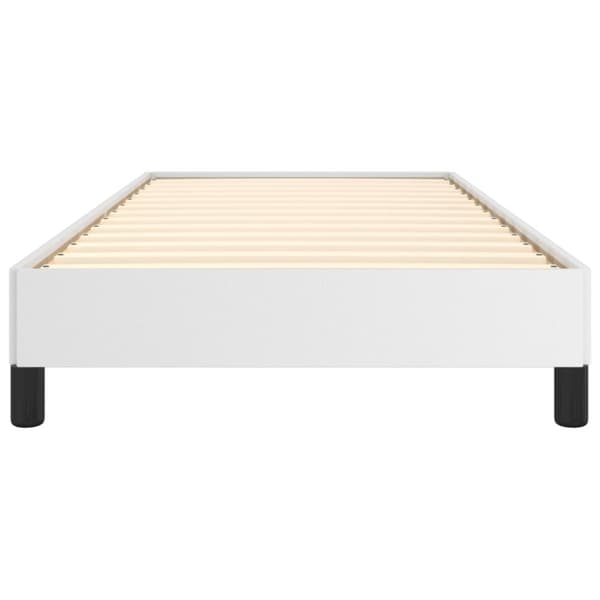 sengeramme 100x200 cm kunstlæder hvid