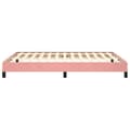 Miniatyrbillede 6 af 9: sengeramme 140x190 cm fløjl pink