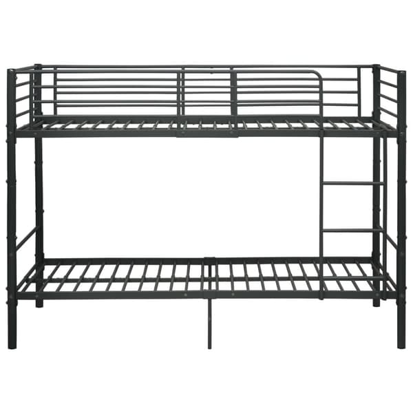køjeseng 90x200 cm metal sort