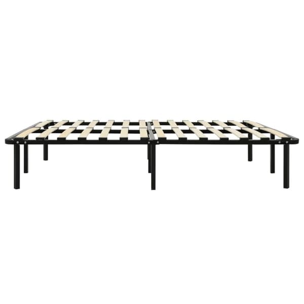 sengestel 180x200 cm metal sort