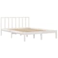 Miniatyrbillede 4 af 6: sengeramme 160x200 cm massivt fyrretræ hvid