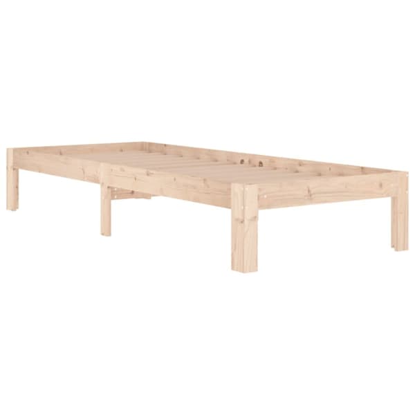Sängram massivt trä 75x190 cm