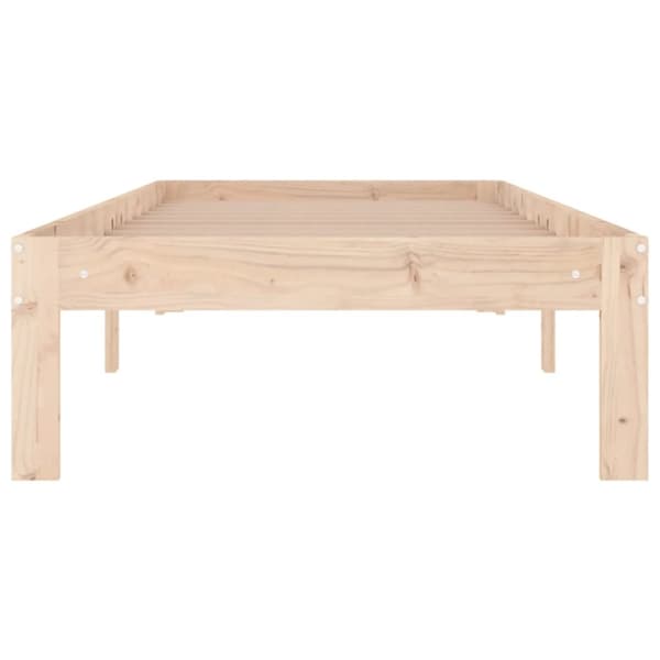 Sängram massivt trä 75x190 cm
