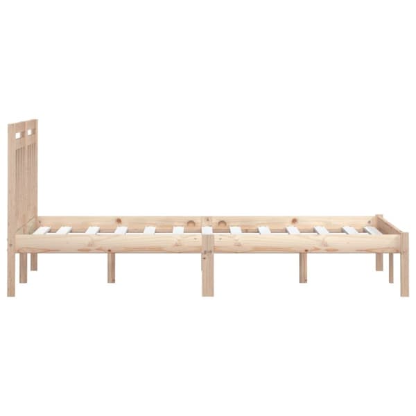 sengeramme 200x200 cm massivt fyrretræ