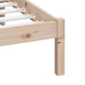 Miniatyrbillede 7 af 9: sengeramme 200x200 cm massivt fyrretræ