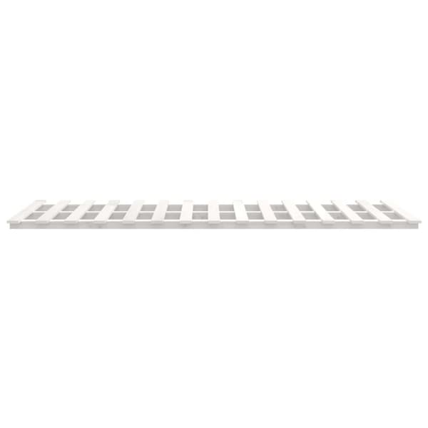 sengeramme 90x200 cm massivt fyrretræ hvid
