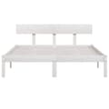 Miniatyrbillede 4 af 9: sengeramme 160x200 cm massivt fyrretræ hvid