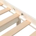 Miniatyrbillede 7 af 9: sengeramme 140x200 cm massivt fyrretræ hvid