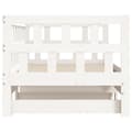 Miniatyrbillede 7 af 10: daybed med udtræk 80x200 cm massivt fyrretræ hvid