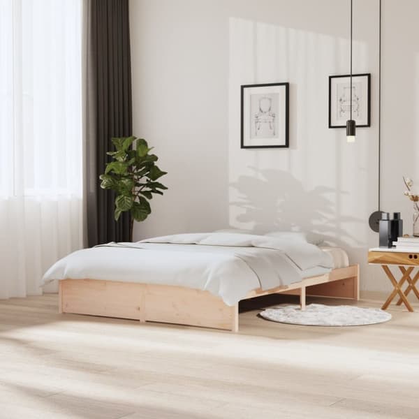 sengeramme 150x200 cm massivt træ